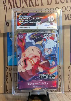 One Piece Monkey D. Luffy P-041 One Piece Emotion Exhibition Promo Japanese Card - Image 1