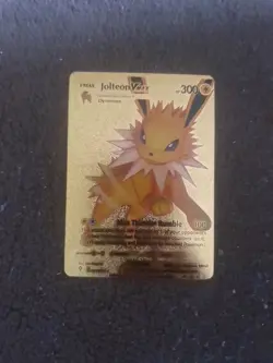 ❄Jolteon VMAX 051/203 HP15300 Pink Foil Fan Art Display Card max thunder rumble - Image 1