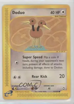 Doduo Pokemon e-Card Series Aquapolis #73 2002 - Image 1