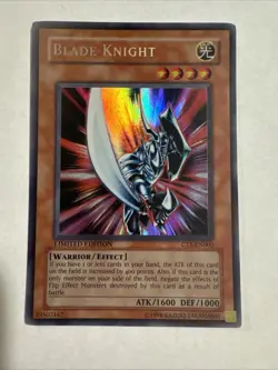 Yugioh Secret Rare Blade Knight CT1-EN002 HOLO ERROR - Image 1