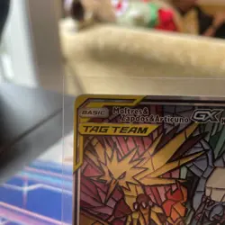 Pokemon TCG Hidden Fates Moltres, Zapdos, Articuno GX SM210 Promo Holo Card - Image 2
