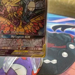 Pokemon TCG Hidden Fates Moltres, Zapdos, Articuno GX SM210 Promo Holo Card - Image 4
