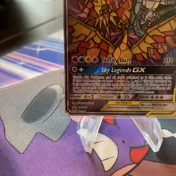 Pokemon TCG Hidden Fates Moltres, Zapdos, Articuno GX SM210 Promo Holo Card - Image 5