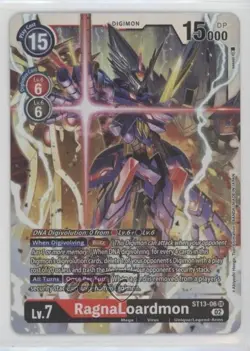 2022 Digimon Card Game - Starter Deck Super Rare RagnaLoardmon #ST13-06 - Image 1