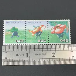 Oddish Gloom Vileplume Pokemon Stamp Card Shogakukan Nintendo Japan TCG S115-32 - Image 2