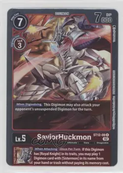 2022 Digimon Card Game - Starter Deck Jesmon Rare SaviorHuckmon #ST12-08 - Image 1