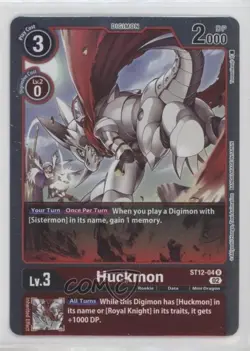 2022 Digimon Card Game - Starter Deck Jesmon Rare Huckmon #ST12-04 - Image 1
