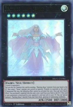 BROL-EN086 BEATRICE, LADY OF THE ETERNAL ULTRA RARE 1ST EDITION YuGiOh CARD TCG - Image 1