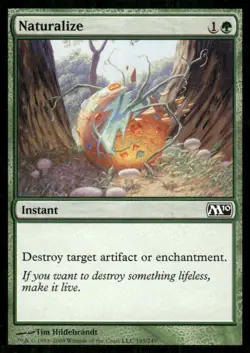 Naturalize M10 MTG Magic the Gathering card - Image 1