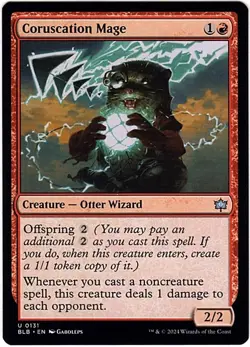 MTG Bloomburrow Coruscation Mage (Uncommon) - Image 1