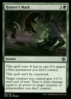 Hunter's Mark 188/281 AFR MTG Magic the Gathering card - Image 1