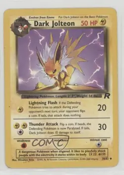 Dark Jolteon Pokemon Team Rocket #38 2000 - Image 1