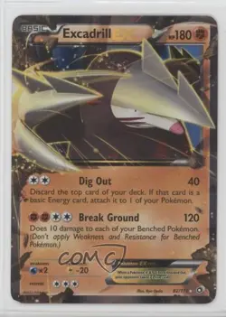 Excadrill EX Pokemon Black & White Legendary Treasures #82 - Image 1