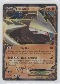 Excadrill EX Pokemon Black & White Legendary Treasures #82 - Image 1