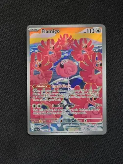 Pokemon 2023 Paldea Evolved Illustration Rare Flamigo Card 227/193 - Image 1