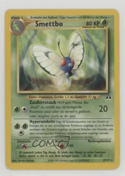 Butterfree German Pokemon Neo Discovery #19 2001 - Image 1