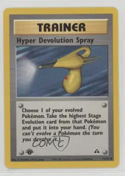 Hyper Devolution Spray 1st Ed. Pokemon Neo Discovery #73 2001 - Image 1