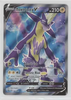 Toxtricity V Ultra Rare Pokemon Sword & Shield Rebel Clash #182 - Image 1