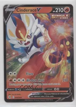 Cinderace V Pokemon Sword & Shield Fusion Strike #044 - Image 1