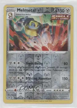 Melmetal Reverse Foil Pokemon Sword & Shield Fusion Strike #189 - Image 1