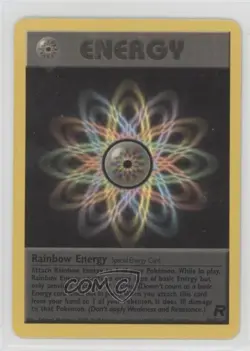 Rainbow Energy Pokemon Team Rocket #80 2000 - Image 1