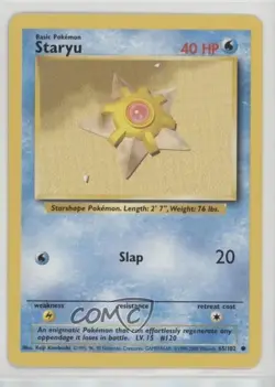 Staryu 1999-2000 Printing Pokemon Base Set #65 1999 - Image 1