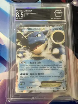 Blastoise EX - 21/108 - Holo Rare, English Pokemon XY Evolutions AC 8.5 NM Mint+ - Image 1
