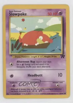 Slowpoke Pokemon Team Rocket #67 2000 - Image 1