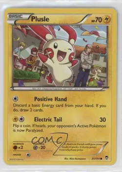 Plusle Pokemon XY Furious Fists #31 - Image 1