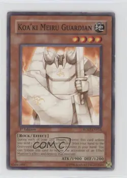 Koa'ki Meiru Guardian 1st Ed. YuGiOh Raging Battles #RGBT-EN023 2009 - Image 1