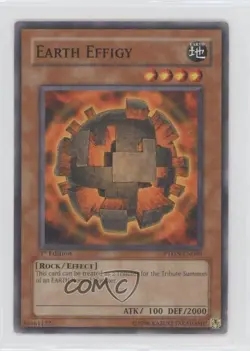 Earth Effigy 1st Ed. YuGiOh Phantom Darkness #PTDN-EN040 2008 - Image 1