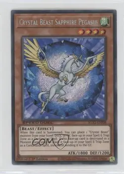 Crystal Beast Sapphire Pegasus 1st Ed. YuGiOh Speed Duel GX: Academy Box - Image 1