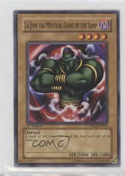 La Jinn the Mystical Genie of Lamp 1st Ed. YuGiOh Seto Kaiba Duelist Pack 2010 - Image 1