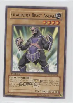 Gladiator Beast Andal 1st Ed. YuGiOh Phantom Darkness #PTDN-EN001 2008 - Image 1