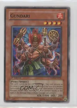 Gundari 1st Ed. YuGiOh Absolute Powerforce #ABPF-EN034 2010 - Image 1