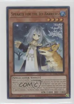 Speaker for the Ice Barriers (UR) 1st Ed. YuGiOh Structure Deck: Freezing Chains - Image 1