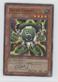 Green Gadget 1st Ed. YuGiOh Machine Re-Volt Structure Deck #SD10-EN006 2007 - Image 1