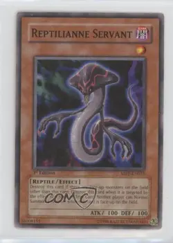 Reptilianne Servant 1st Ed. YuGiOh Absolute Powerforce #ABPF-EN015 2010 - Image 1