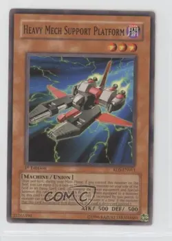 Heavy Mech Support Platform 1st Ed. YuGiOh Rise of Destiny #RDS-EN011 2004 - Image 1