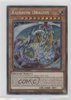 Rainbow Dragon 1st Ed. YuGiOh Speed Duel GX: Duel Academy Box #SGX1-ENF01 - Image 1