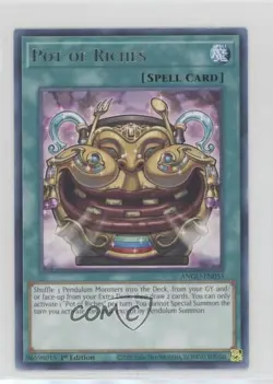 Pot of Riches 1st Ed. YuGiOh Ancient Guardians #ANGU-EN055 - Image 1