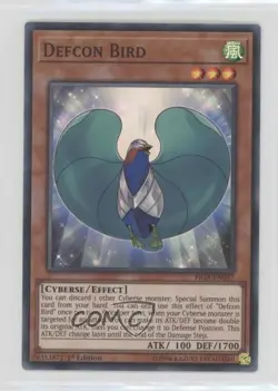 Super Rare - Defcon Bird 1st Ed. YuGiOh Fists of the Gadgets #FIGA-EN037 - Image 1