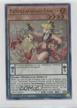 UR - FaSolfachord Fancia 1st Ed. YuGiOh Ancient Guardians #ANGU-EN017 - Image 1