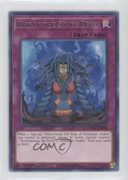 Rise of the Snake Deity 1st Ed. YuGiOh Ancient Guardians #ANGU-EN059 - Image 1