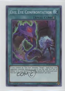 Evil Eye Confrontation 1st Ed. YuGiOh The Infinity Chasers #INCH-EN035 - Image 1