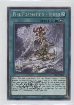 Fire Formation - Ingen SE 1st Ed. YuGiOh Fists of the Gadgets #FIGA-EN020 - Image 1