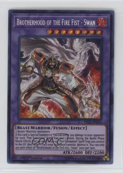 Brotherhood of the Fire Fist - Swan SE 1st Ed. YuGiOh s Gadgets #FIGA-EN015 - Image 1