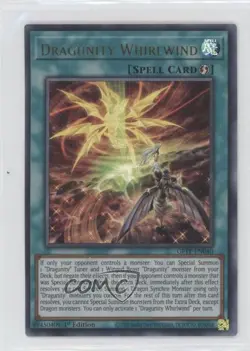 UR - Dragunity Whirlwind 1st Ed. YuGiOh Ghosts From The Past #GFTP-EN040 - Image 1