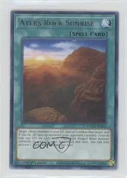 Ayers Rock Sunrise 1st Ed. YuGiOh Ancient Guardians #ANGU-EN054 - Image 1
