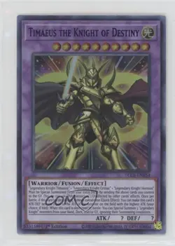 Timaeus the Knight of Destiny 1st Ed. YuGiOh Dragons Legend: Complete Series - Image 1